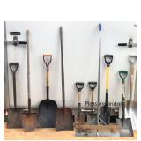 Large Lot of Shovels