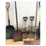Large Lot of Shovels
