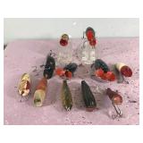 11 - Collectible Wooden Fishing Lures