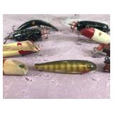 11 - Collectible Wooden Fishing Lures