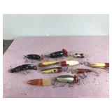 11 - Collectible Wooden Fishing Lures