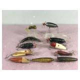 11 - Collectible Wooden Fishing Lures