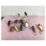 11 - Collectible Wooden Fishing Lures