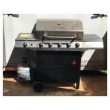 Char Broil Propane Grill with Side Burner and Propane Tank