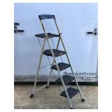 5ft - Metal Framed Fold Up Ladder