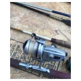 Lot of Vintage Fishing Rods & Reels - See description for info