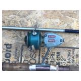 Lot of Vintage Fishing Rods & Reels - See description for info