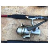 Lot of Vintage Fishing Rods & Reels - See description for info