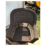 Patio Set - 2 Swivel Chairs and 2 Regular Chairs and Small Table
