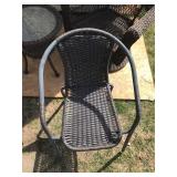 Patio Set - 2 Swivel Chairs and 2 Regular Chairs and Small Table