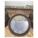 Patio Set - 2 Swivel Chairs and 2 Regular Chairs and Small Table