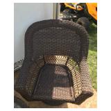 Patio Set - 2 Swivel Chairs and 2 Regular Chairs and Small Table