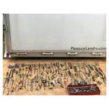 Large Lot of Tools - Large Sockets - Tape Measures - Allen Wrenches - Wrenches - Screwdrivers and More