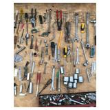 Large Lot of Tools - Large Sockets - Tape Measures - Allen Wrenches - Wrenches - Screwdrivers and More
