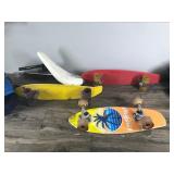 2 Vintage Helmets - 3 Skateboards and 1 Banana Seat