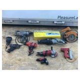 Lot of Power Tools - Sawzall - skillsaw - Soder Gun - Drills - Stapler and More