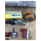 Lot of Power Tools - Sawzall - skillsaw - Soder Gun - Drills - Stapler and More