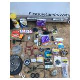 Lot of Hardware & More - Tool Belts - Electrical Tape - Saw Blades - Chain Saw Chains - Zip Ties and More