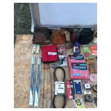 Lot of Hardware & More - Tool Belts - Electrical Tape - Saw Blades - Chain Saw Chains - Zip Ties and More