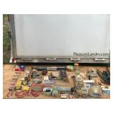 Lot of Hardware & More - Paint Brushes - Staples - Wire Terminal Assortment - Drywall Joint Tape - Hex Screw Assortment - Breakers - Plumbing - Wing Nut Assortment - Bungy Cords & More