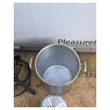 Large Propane Cooker Stand with Large Pot, Pans & More
