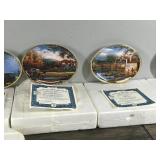 Lot of 7 Terry Redlin Collector Plates from the seasons to Remember Collection