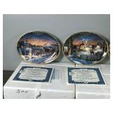 Lot of 7 Terry Redlin Collector Plates from the seasons to Remember Collection