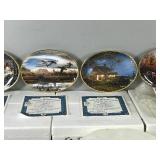 Lot of 7 Terry Redlin Collector Plates from the seasons to Remember Collection