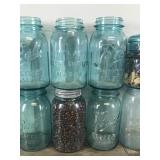 Lot of 11 Vintage Canning Jars - Ball & Atlas