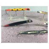 5 - Wooden Collectible Fishing Pencil Lures