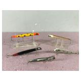 5 - Wooden Collectible Fishing Pencil Lures