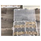 3 - Plastic Fishing Tackle Storage Boxes - One is double sided