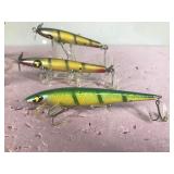 Lot of 7 Smithwick Fishing Lures - Most of them are Wooden