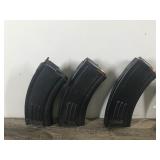 Lot of 9 Ammo Clips - 2 of them have Ammo in them