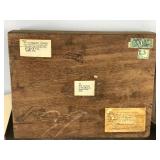 Military Wooden Box that was Shipped with Contents Inside - See description for more info