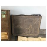 Military Wooden Box that was Shipped with Contents Inside - See description for more info