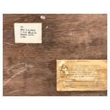 Military Wooden Box that was Shipped with Contents Inside - See description for more info