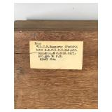 Military Wooden Box that was Shipped with Contents Inside - See description for more info