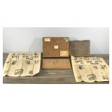 Military Wooden Box that was Shipped with Contents Inside - See description for more info