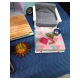 My Life toy camper with furniture and supplies