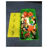 Lego box full of Legos