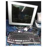 Computer system with printer and speakers