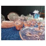 Depression glassware and crystal wine glasses and more