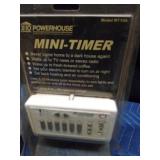 Pathways drain treatment, Power House mini timer, Drill pump, timer, Tivo Stream Garmin GPS