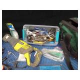 Tool bag of tools and hardware