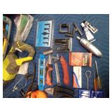 Tool bag of tools and hardware