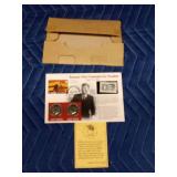 Publisher clearing house John F. Kennedy coin and stamp tribute set