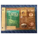 Genuine U.S. Mint off center Lincoln cent