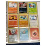 Binder of 90 Pokémon trading cards
