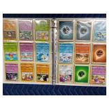 Binder of 90 Pokémon trading cards